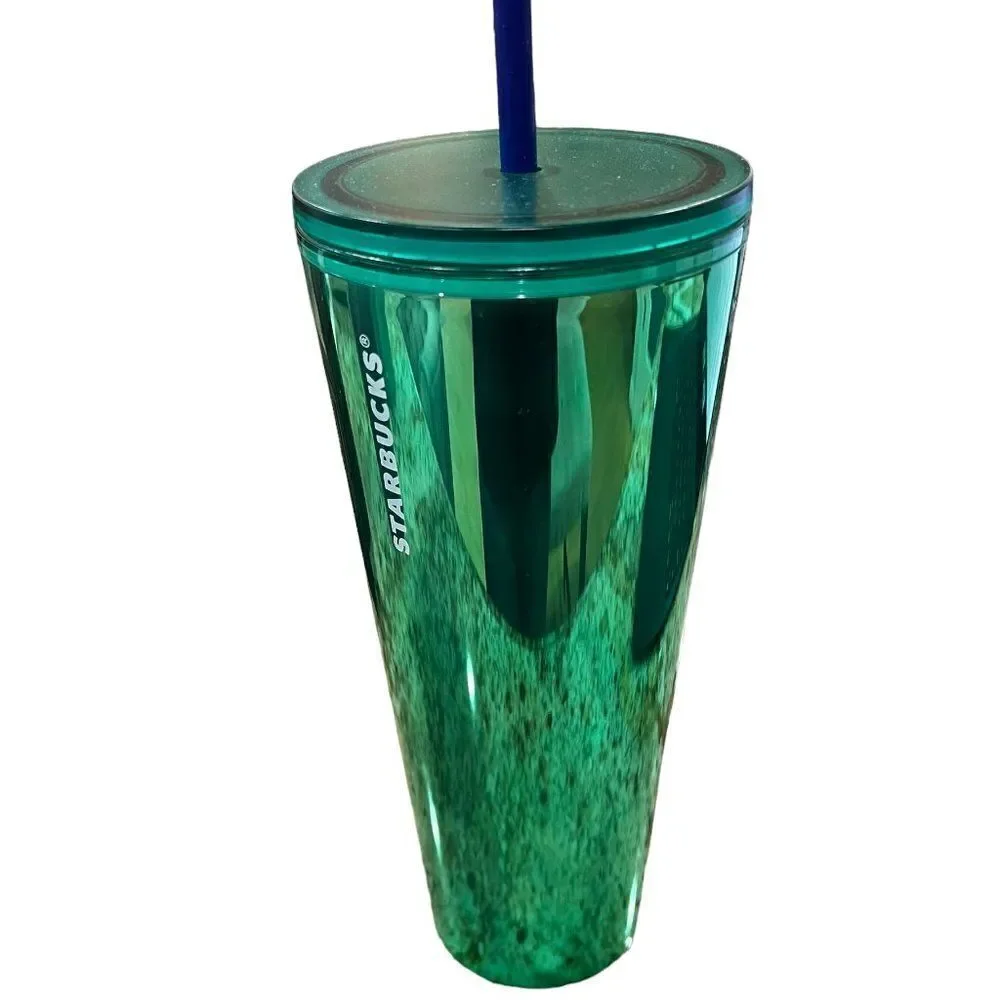 Starbucks 2022 Green Mirrored Tumbler Cup